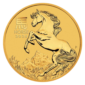 (1/10 oz) 3.11 gram Australian Lunar 2026 Gold Coin