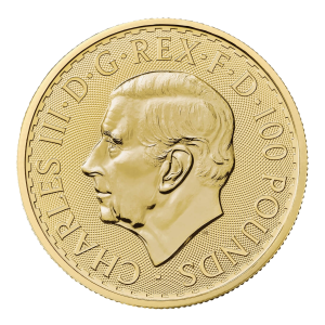 (1 oz) 31.1 гр. златна монета Британия Чарлс lll 2026г.