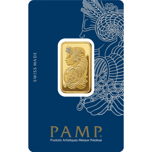 (1/2oz) 15.55 грама златно кюлче PAMP Fortuna