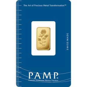 10 gram Gold Bar Pamp Rose