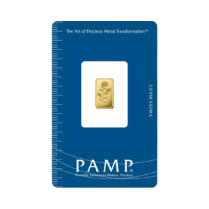 1 gram Gold Bar Pamp Rose