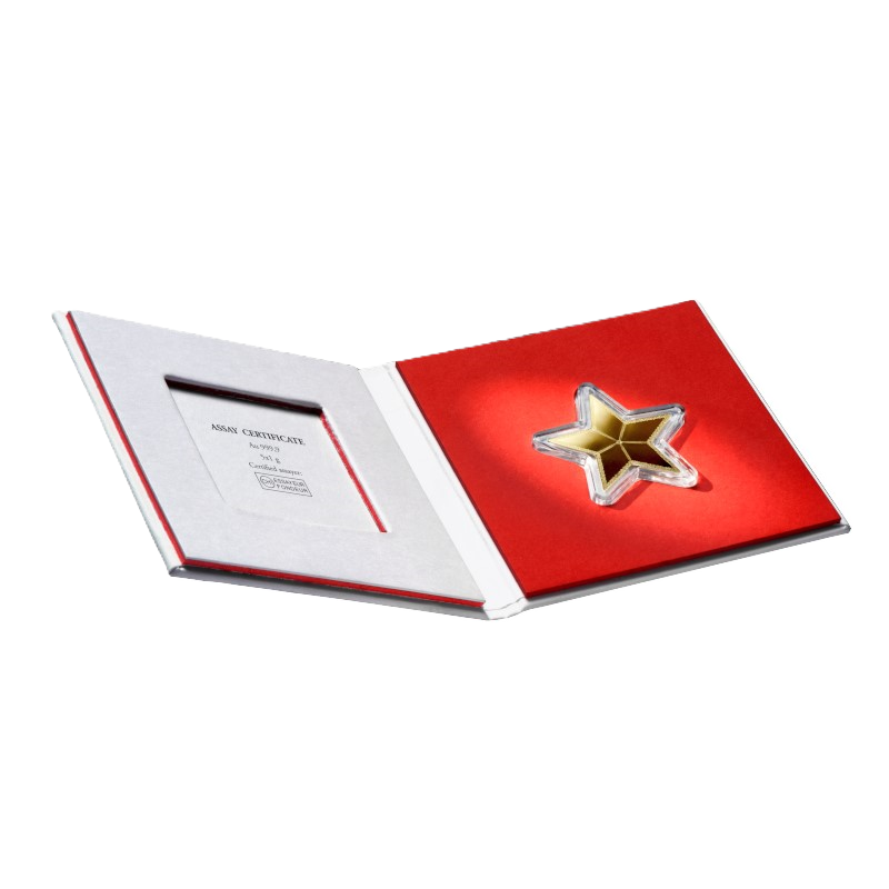 5 грама златно кюлче Valcambi CombiBar Star (5 x 1 гр.)