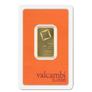 (1/2oz) 15.55 грама Златно кюлче Valcambi
